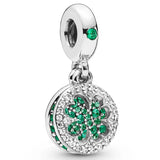 Sisters Crown Pendant Silver Charms Bracelet Jewelry