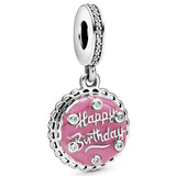 Sisters Crown Pendant Silver Charms Bracelet Jewelry