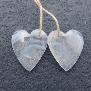 Blue Lace Agate Woman Earrings, 20x17x4mm