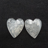 Blue Lace Agate Woman Earrings, 23x20x5mm