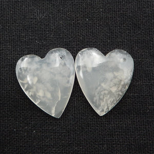 Blue Lace Agate Woman Earrings, 23x20x5mm