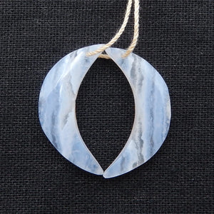 Blue Lace Agate Earrings for Women, Birthday Gift