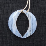 Blue Lace Agate Earrings for Women, Birthday Gift