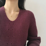 S925 Sterling Silver Water Drop Collarbone Necklace
