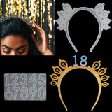 Birthday Crown Resin Mold Kit with Number Silicone Mold