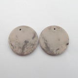 Purple Agate Women Earrings 22x3mm - Birthday Gift