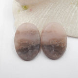 Purple Agate Women Earring Pair, Birthday Gift, Natural Gemstone, 25x18x3mm