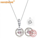 Sterling Silver Birthstone Necklaces Constellations Pendant