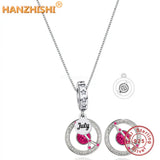Sterling Silver Birthstone Necklaces Constellations Pendant