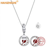 Sterling Silver Birthstone Necklaces Constellations Pendant