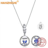 Sterling Silver Birthstone Necklaces Constellations Pendant