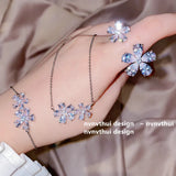 Zirconia Birthstone Christmas Birthday Jewelry Gift for Girls Women