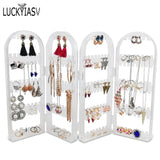 Earring Jewelry Display Holder - Folding Screen