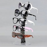 Acrylic 5 Pairs Sunglasses Glasses Display Stand Holder