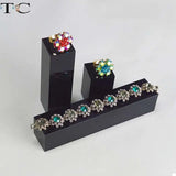 Acrylic Solid Cube Jewelry Display Props Cosmetics Dessert Cake Model
