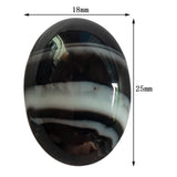 Agate 18*25mm Oval Minerale Gemstone Reiki Home Decoration Natural