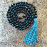 Agate Beaded Bracelet Rosary Necklace Jade Jewelry 108 Bead Amulet Accessories