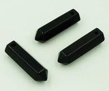 Agate Point Pendant Hexagon Pillar Perforated 35*10mm