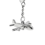 Embroidered Airway Key Chain with Metal Plane