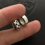 Checkerboard Earrings 925 Silver Vintage Women's Statement Jewelry