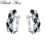 Awn Classic Silver Spinel Stone Stud Earrings for Women