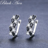 Awn Classic Silver Spinel Stone Stud Earrings for Women