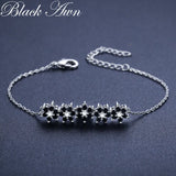 Hot Flower Silver Charm Bracelet Women Wedding Jewelry