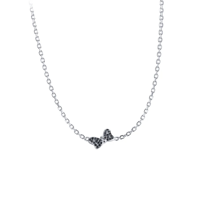 925 Silver Wing Pendant Necklace for Women