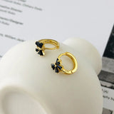 Awn Classic 925 Silver Spinel Hoop Earrings for Women