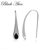 Women's Awn Silver Spinel Drop Earrings