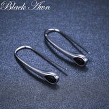 Women's Awn Silver Spinel Drop Earrings