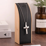 Bamboo Pendant Necklace Display Stand Jewelry Organizer