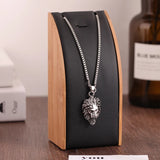 Bamboo Pendant Necklace Display Stand Jewelry Organizer