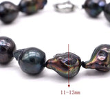 Baroque Pearl Bracelet Flame Ball Beaded Bracelet for Women