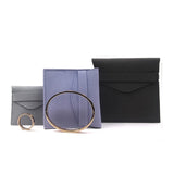 Gray Envelope Gift Bags for Jewelry, 1pcs Earring Ring Pouches