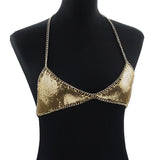 Sexy Body Chain Bra Statement Boho Jewelry Women Accessories