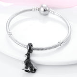 Border Collie Pet Puppy Dog Charm for Bracelet Necklace Silver Plata Jewelry