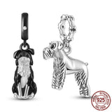Border Collie Pet Puppy Dog Charm for Bracelet Necklace Silver Plata Jewelry