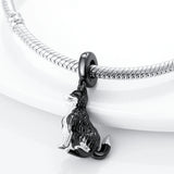 Border Collie Pet Puppy Dog Charm for Bracelet Necklace Silver Plata Jewelry