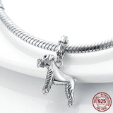 Border Collie Pet Puppy Dog Charm for Bracelet Necklace Silver Plata Jewelry