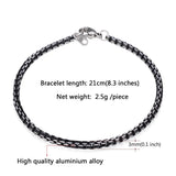 Vintage Men Bracelet Chain Aluminum Alloy GH204