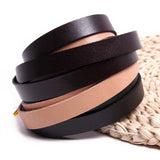 3-30mm Flat Leather Jewelry Cord String Lace Rope DIY Chokers Bracelet