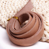 3-30mm Flat Leather Jewelry Cord String Lace Rope DIY Chokers Bracelet