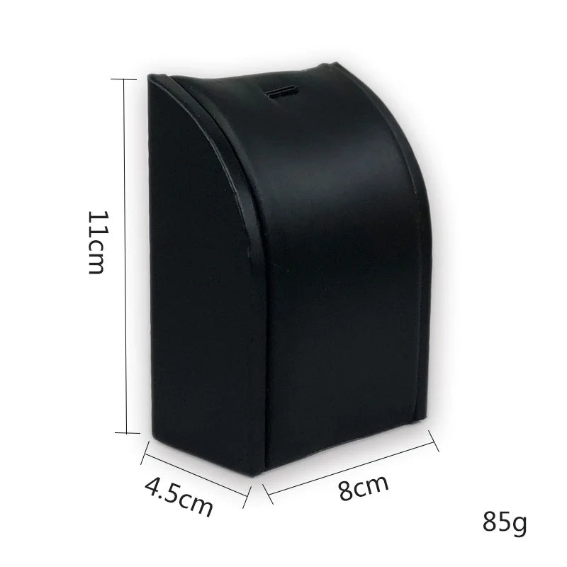 Pu Leather Pendant Display Stand Jewelry Necklace Storage