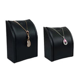 Pu Leather Pendant Display Stand Jewelry Necklace Storage