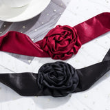 Camellia Collar Choker Chain Gothic Silk Satins Necklace