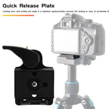 Camera 323 QR Plate w/ Adapter for 323 Tripod Monopod DSLR Cameras