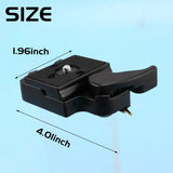 Camera 323 QR Plate w/ Adapter for 323 Tripod Monopod DSLR Cameras