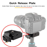 Camera 323 QR Plate w/ Adapter for 323 Tripod Monopod DSLR Cameras