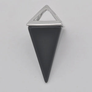 Carnelian Gem Pendant Quadrilateral Pendulum Jewelry Gift S3210